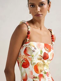 Sasha Petite Strappy Printed Mini