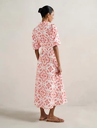 Rhiannon Petite Embroidered Midi Dress