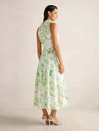 Lindsey Linen Tennis Dress