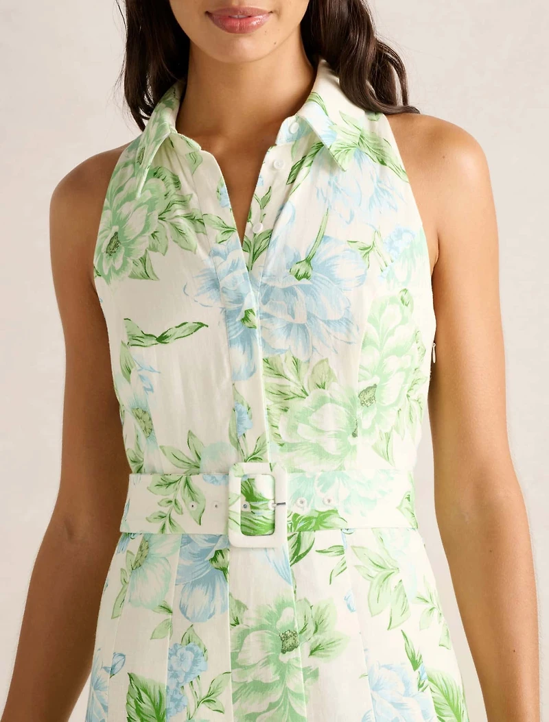 Lindsey Linen Tennis Dress