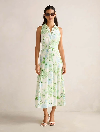 Lindsey Linen Tennis Dress