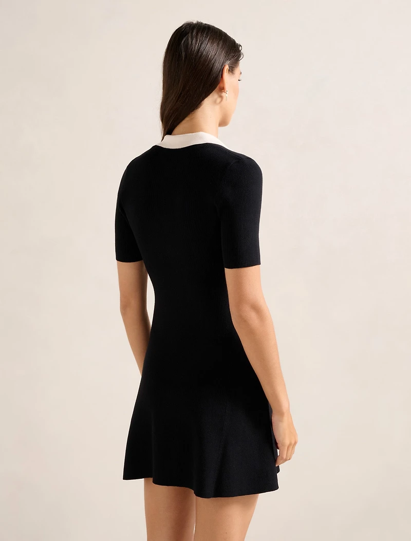 Phoebe S/S Trim Mini Dress