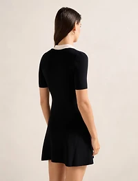 Phoebe S/S Trim Mini Dress