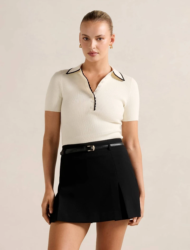 Reagan Contrast Trim Polo