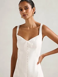 Monica Petite Bow Front Mini Dress