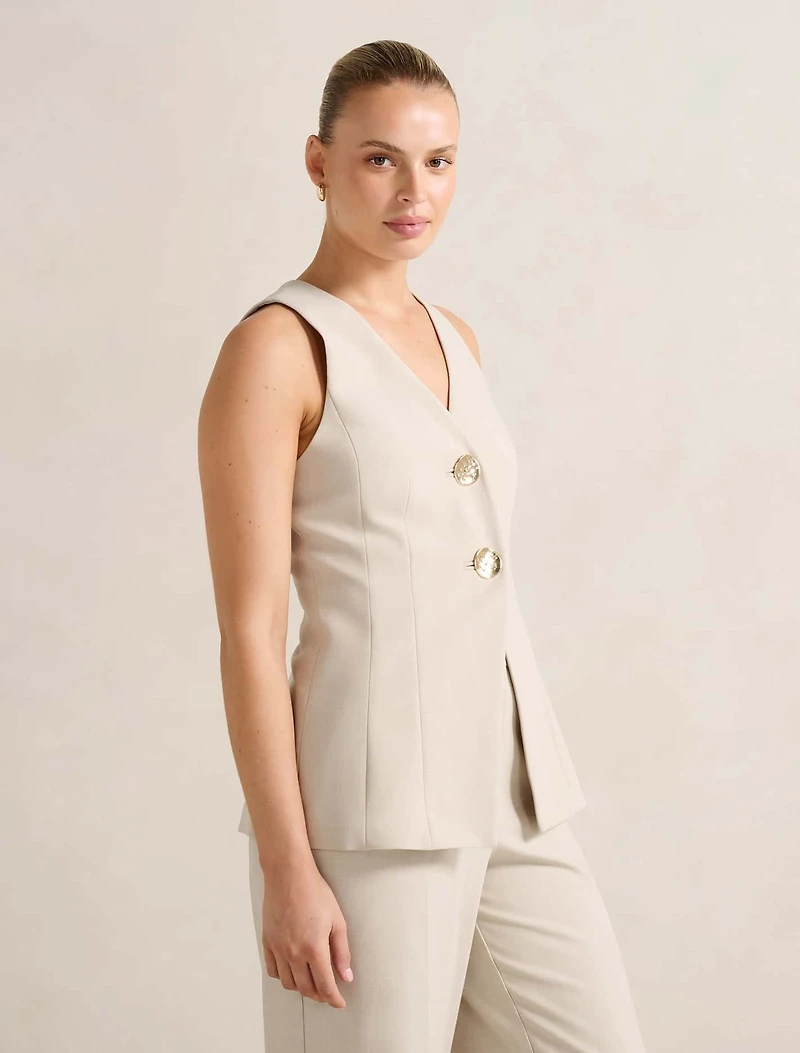 Lulu Long Waistcoat