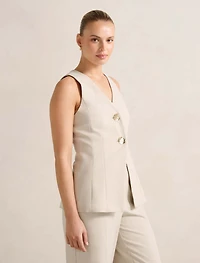 Lulu Long Waistcoat