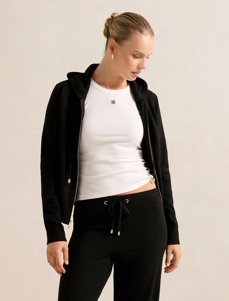 Hazel Knitted Lounge Hoodie