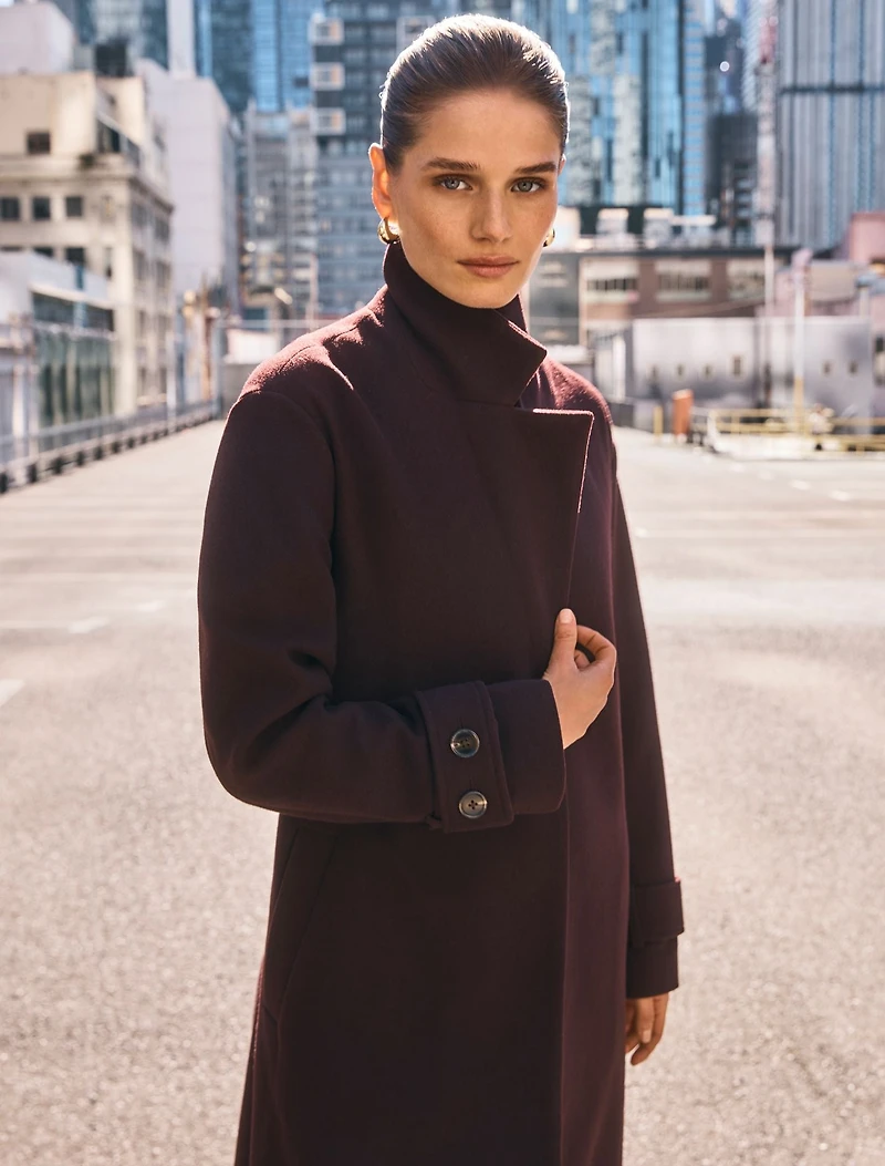 Heidi Double Breasted Wrap Coat