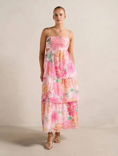 Shauna Tiered Midi Dress