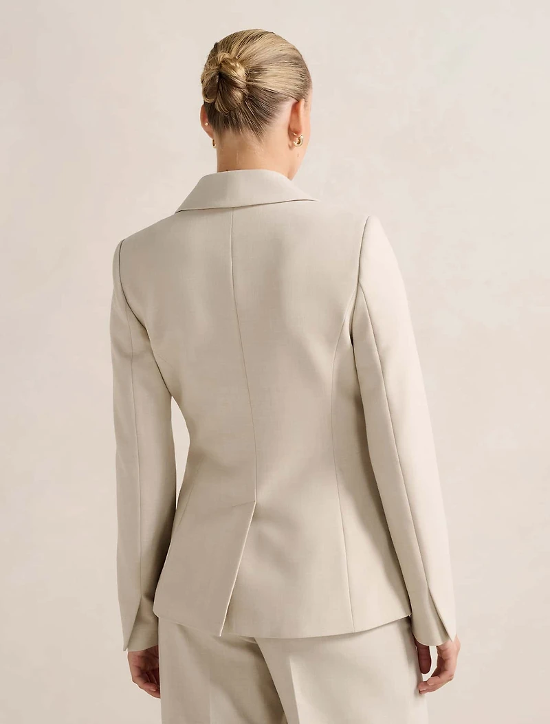 Lulu Gold-Button Blazer