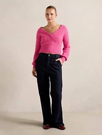 Kylie Stitch Wrap Sweater