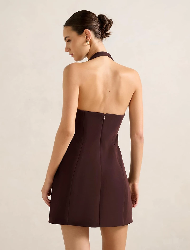 Riley Structured Halter Mini