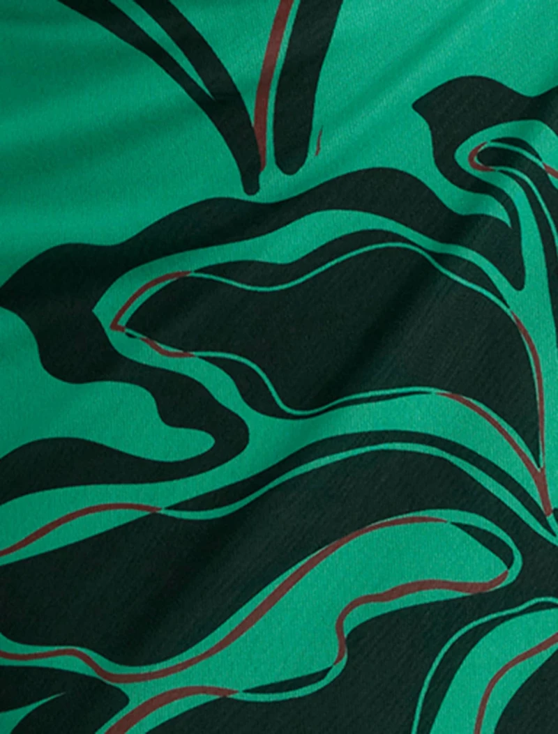 Gisella Tipped Mesh Midi Dress