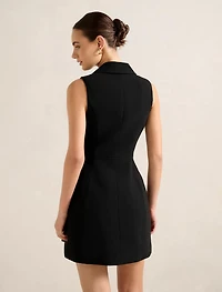 Eddie Sleeveless Blazer Mini