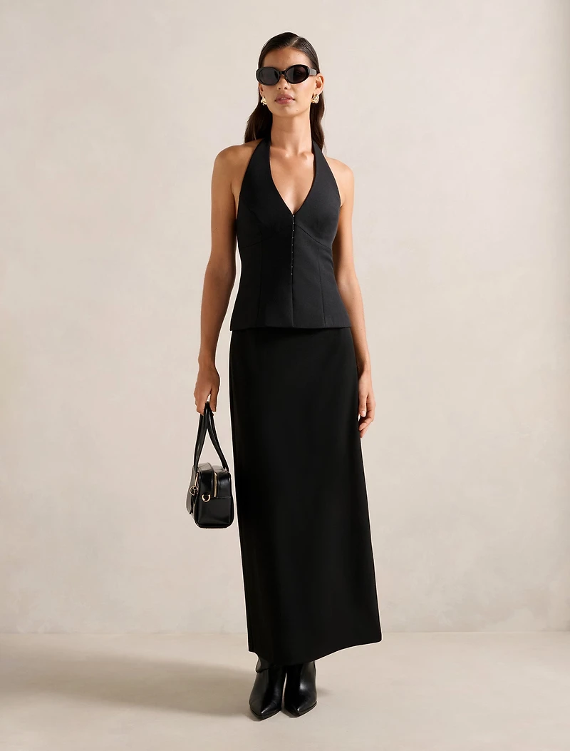 Drew Low Waist Column Skirt