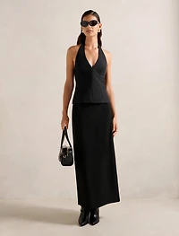 Drew Low Waist Column Skirt