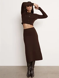Ally Knitted Midi Skirt
