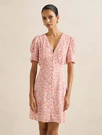 Saffron Petite Printed Sun Dress