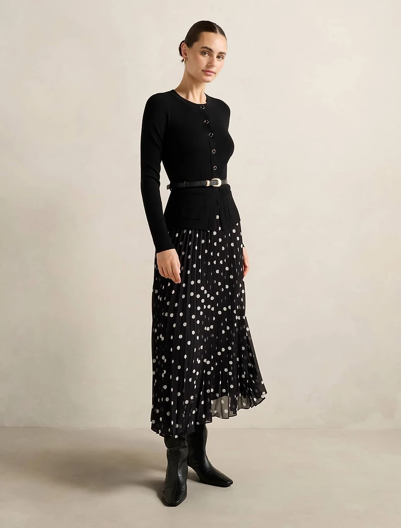 Daphne Waistcoat Knit Midi