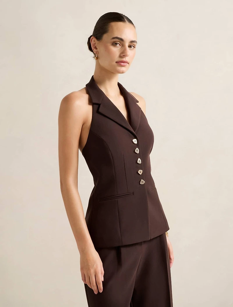 Briony Halter Waistcoat