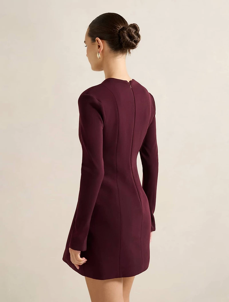 Ruby Long Sleeve Structured Mini