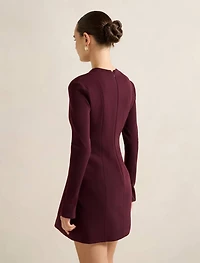 Ruby Long Sleeve Structured Mini