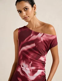 Gisella Petite Mesh Midi Dress
