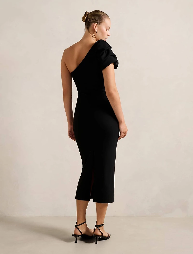 Linda One Shoulder Midi