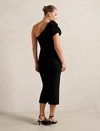 Linda One Shoulder Midi