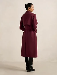 Lydia Petite Crepe Trench