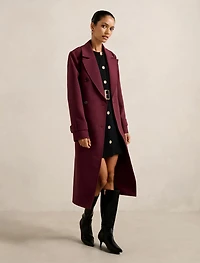 Lydia Petite Crepe Trench