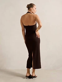 Georgie Halter Ruched Bodycon Dress
