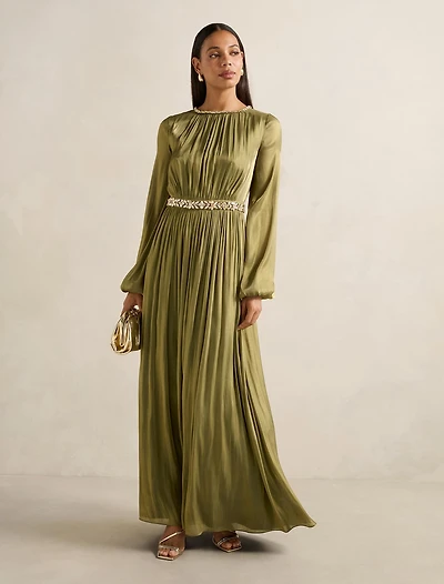 Elvia Embellished Maxi Dress