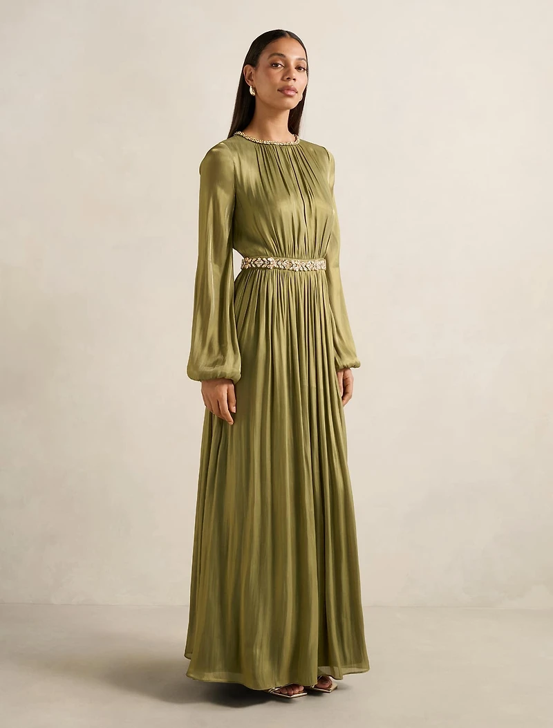 Elvia Embellished Maxi Dress