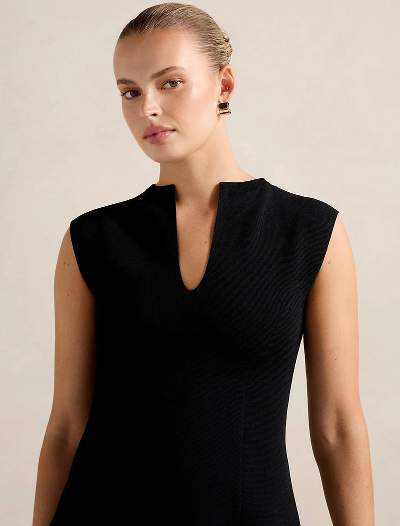 Katerina Crepe Knit Mini Dress