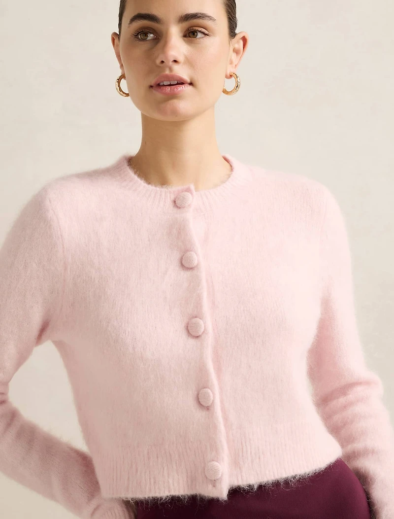 Cassie Brushed Knit Cardigan