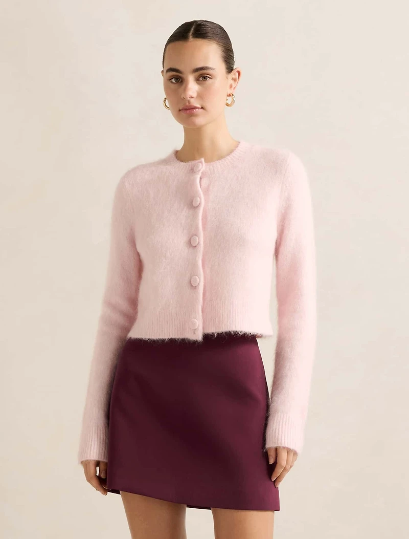 Cassie Brushed Knit Cardigan
