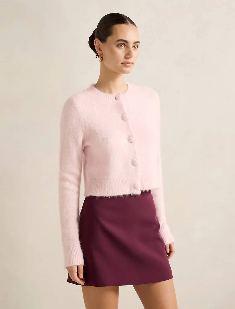Cassie Brushed Knit Cardigan