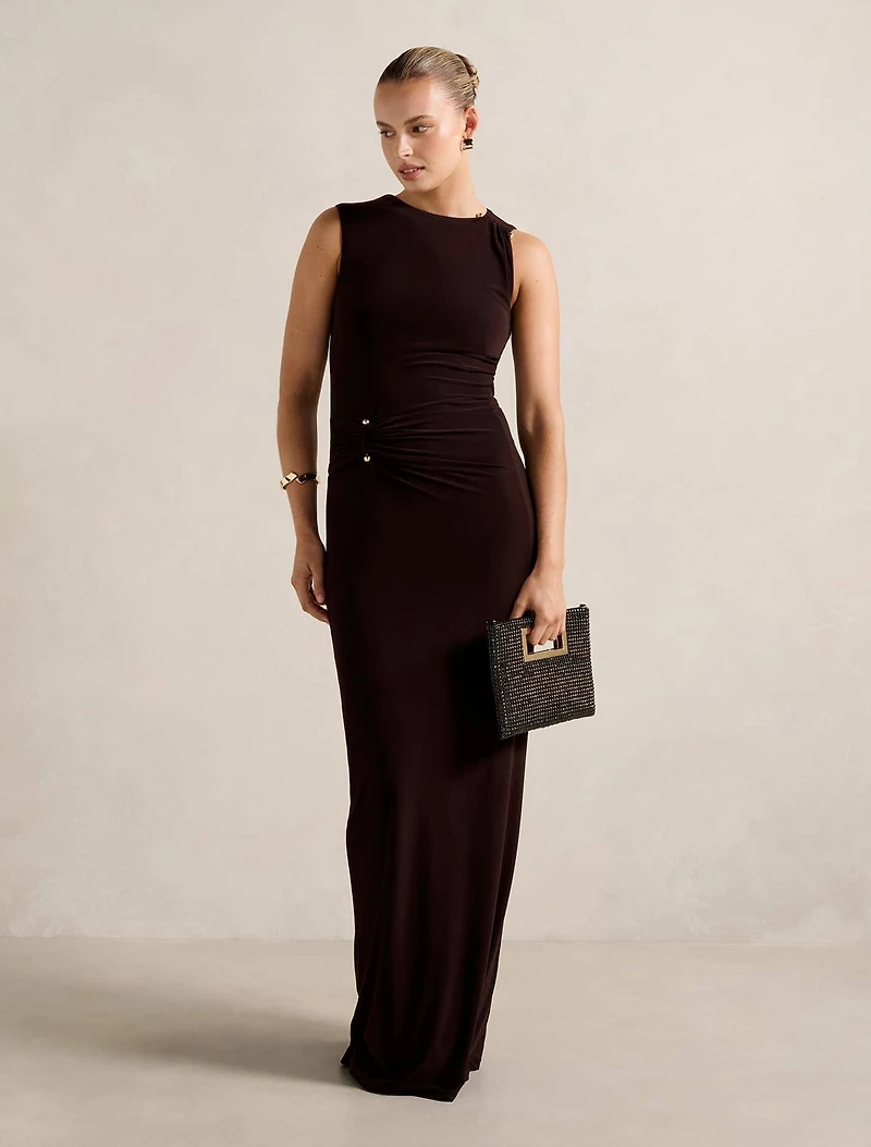 Jess Hardware Bodycon Maxi Dress
