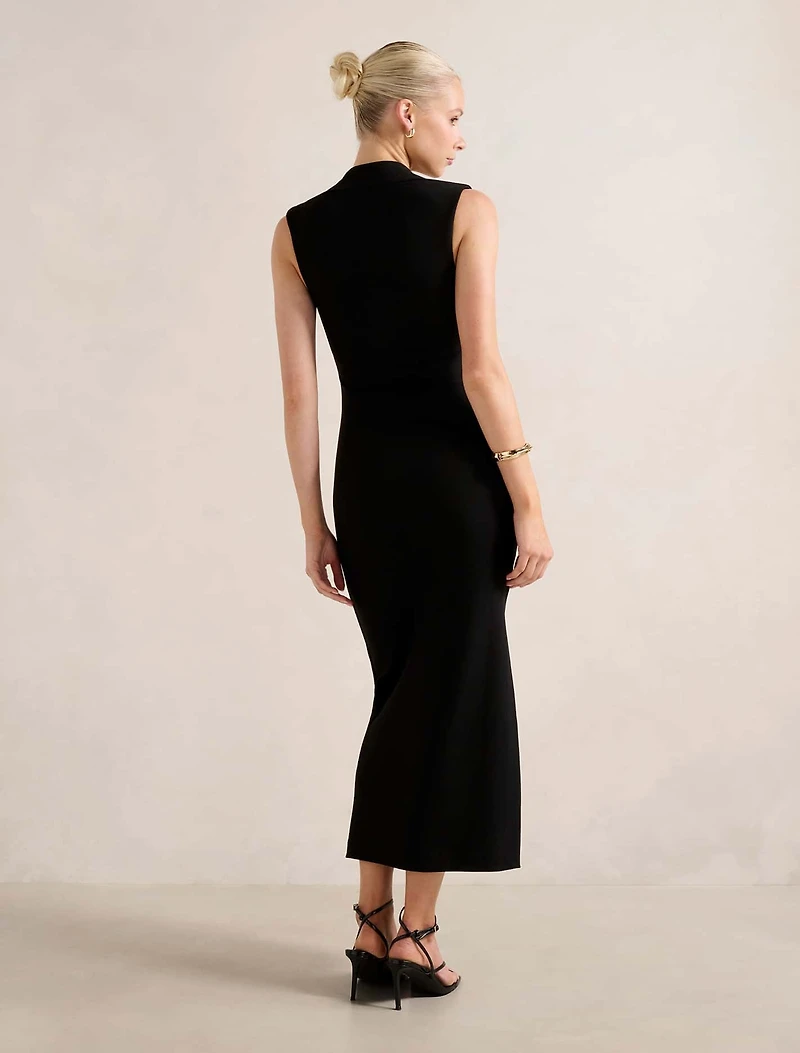 Rose Bodycon Midi Dress