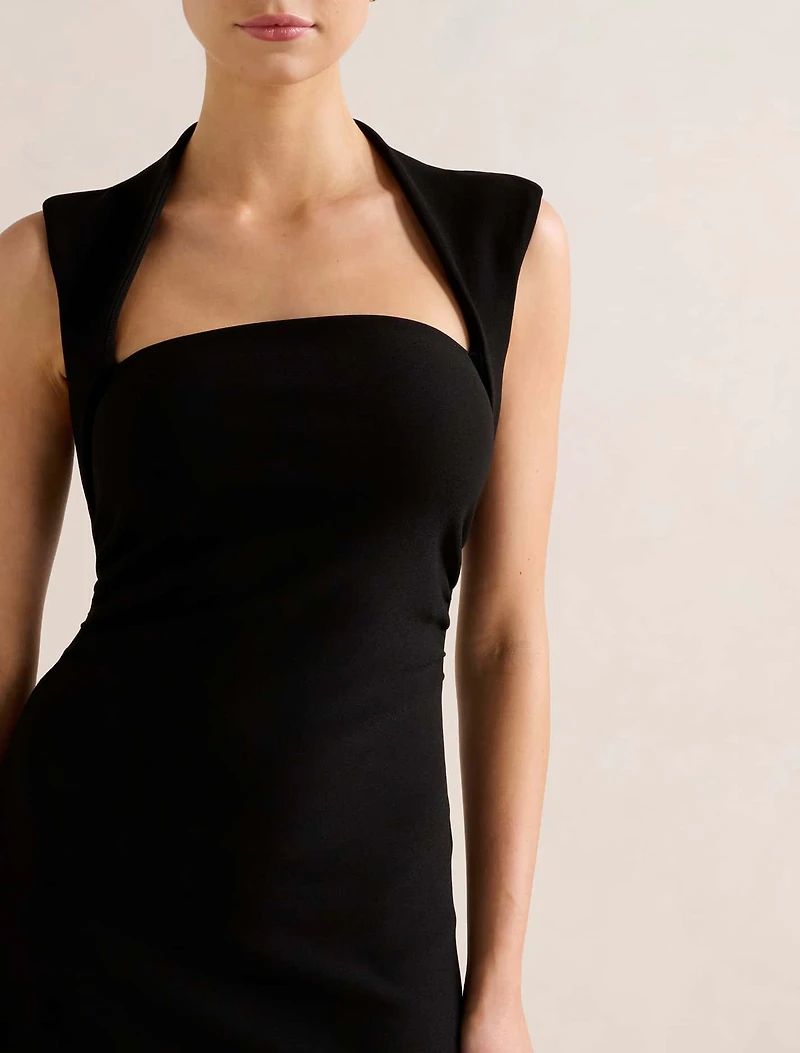Rose Bodycon Midi Dress