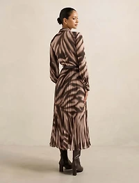 Skyla Petite Pleated Midi