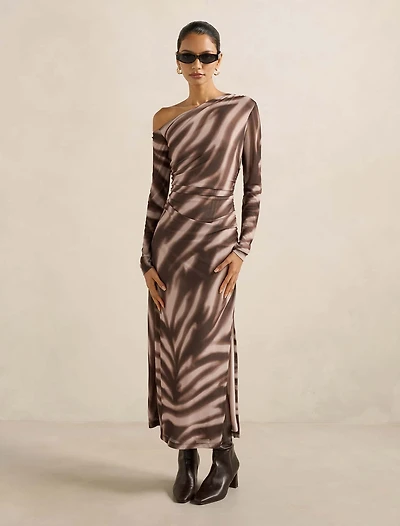 Gemma Petite Tipped Shoulder Midi