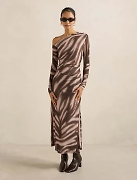 Gemma Petite Tipped Shoulder Midi