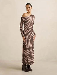 Gemma Petite Tipped Shoulder Midi