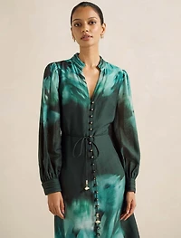 Camilla Petite Long Sleeved Midi