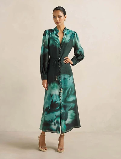 Camilla Petite Long Sleeved Midi
