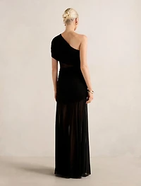 Harley Asym Jersey Cut Out Dress