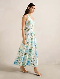 Sallie Halter Bow Midi Dress